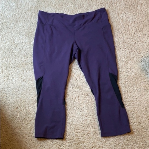 Gap fit purple/blk mesh crop size L - Picture 1 of 2